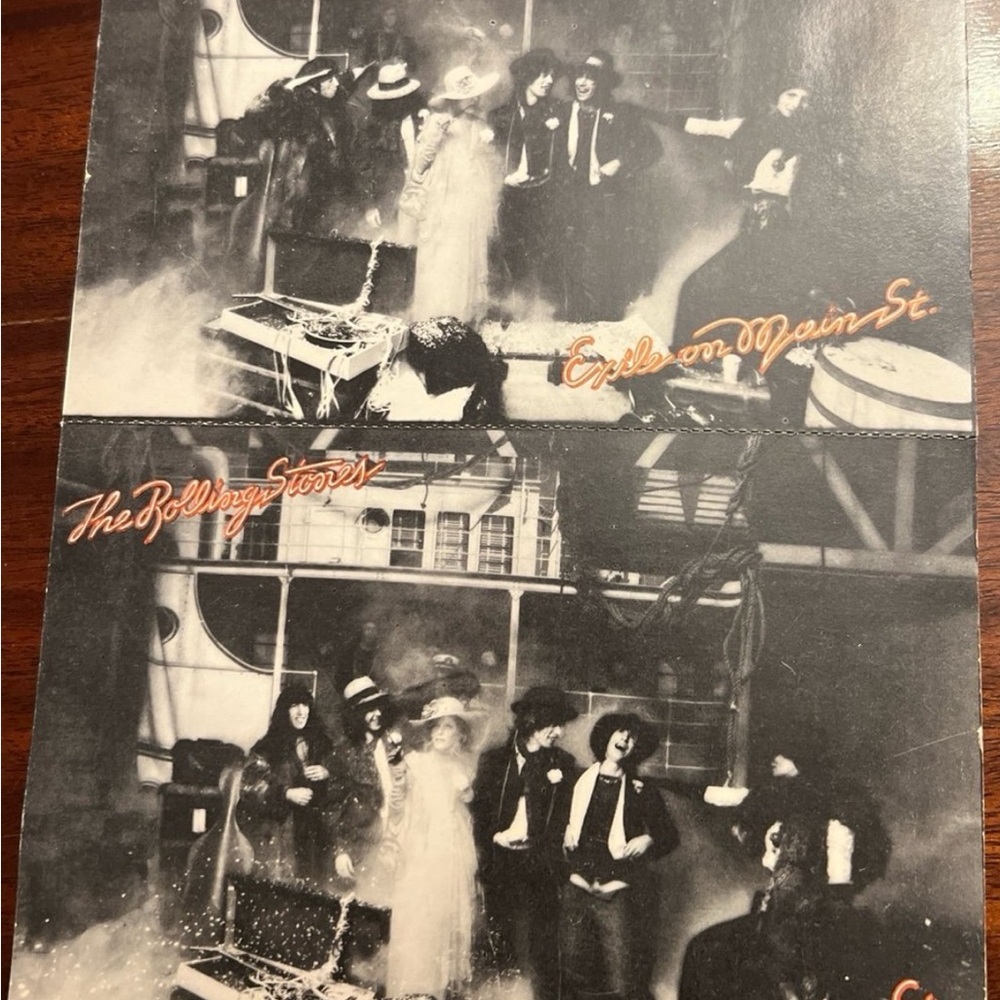 Vintage Rolling Stones Original 1972 “Exile On Main Street” Postcards
